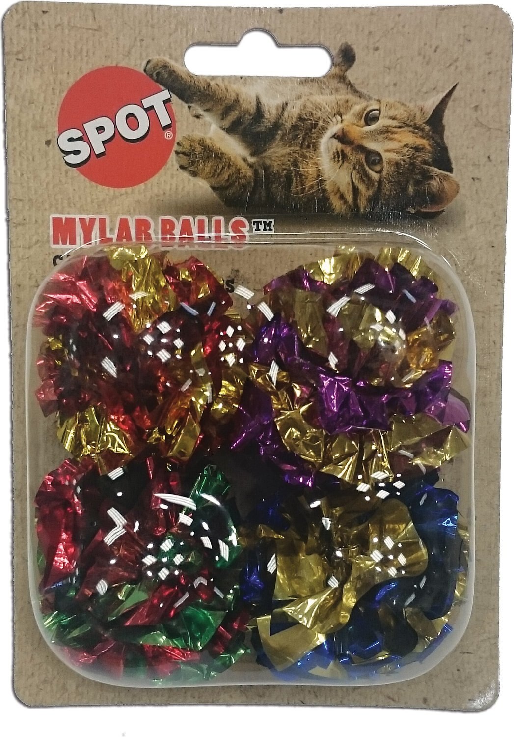 mylar balls cat toys