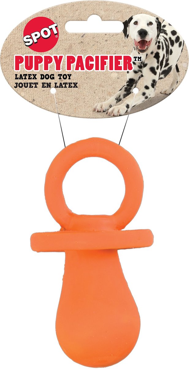 Squeaky dog clearance pacifier