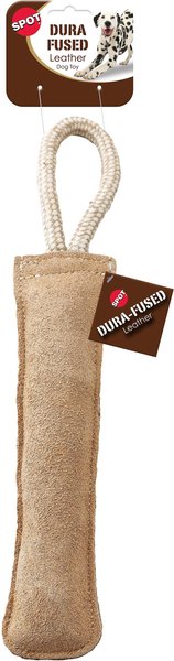 Ethical Pet Dura-Fused Leather Retriever Dog Toy slide 1 of 1