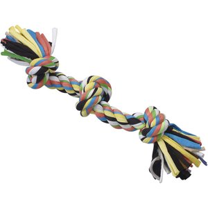 Ethical Pet Tuggin' Tees 3 Knot Rope Dog Toy, 15-in