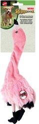 Ethical Pet Mini Skinneeez Pink Flamingo Stuffing-Free Squeaky Plush Dog Toy
