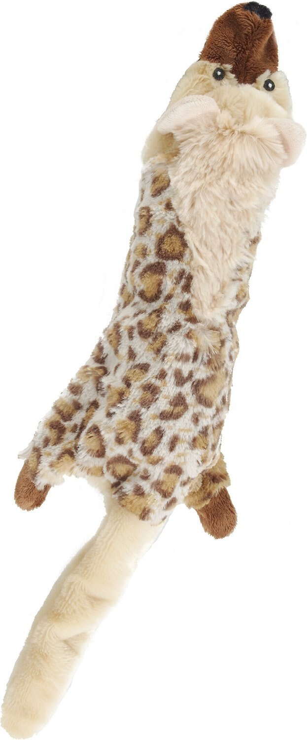 ETHICAL PET Skinneeez Big Bite Jackal Stuffing-Free Squeaky Plush Dog ...