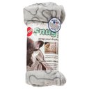 Ethical Pet Snuggler Patterned Dog Blanket, Gray, 40-in
