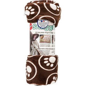 Ethical Pet Snuggler Patterned Dog Blanket, Chocolate, 60-in