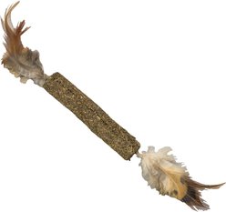 Ethical Pet Catnip Stick & Feathers Cat Toy, Color Varies, 12-in
