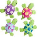 Ethical Pet Shimmer Glimmer Turtle & Catnip Cat Toys, Color Varies