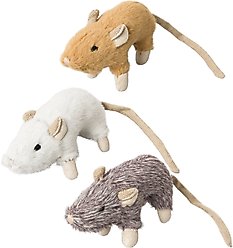 Ethical Pet House Mouse Helen Cat Toy, Color Varies, 4-in