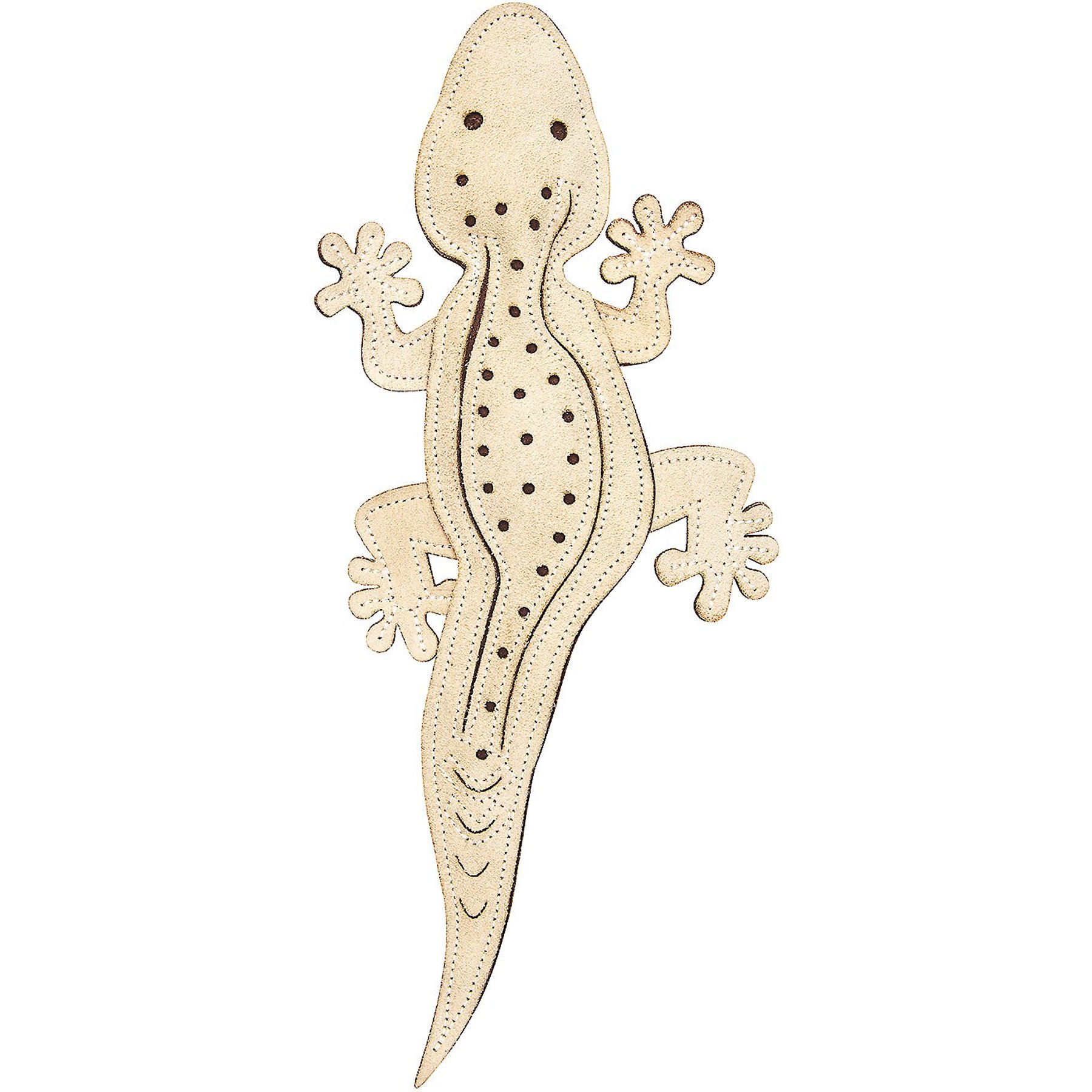 Ethical Pet Leather Skinneeez Lizard Stuffing-Free Dog Toy, Color Varies, 15-in