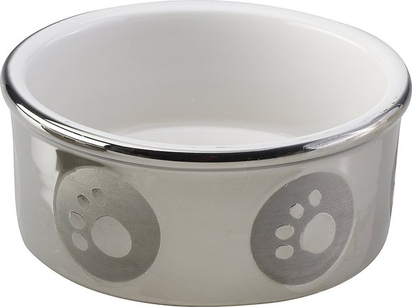 Ethical Pet Paw Print Titanium Dog Bowl, Titanium, 3-cup slide 1 of 1