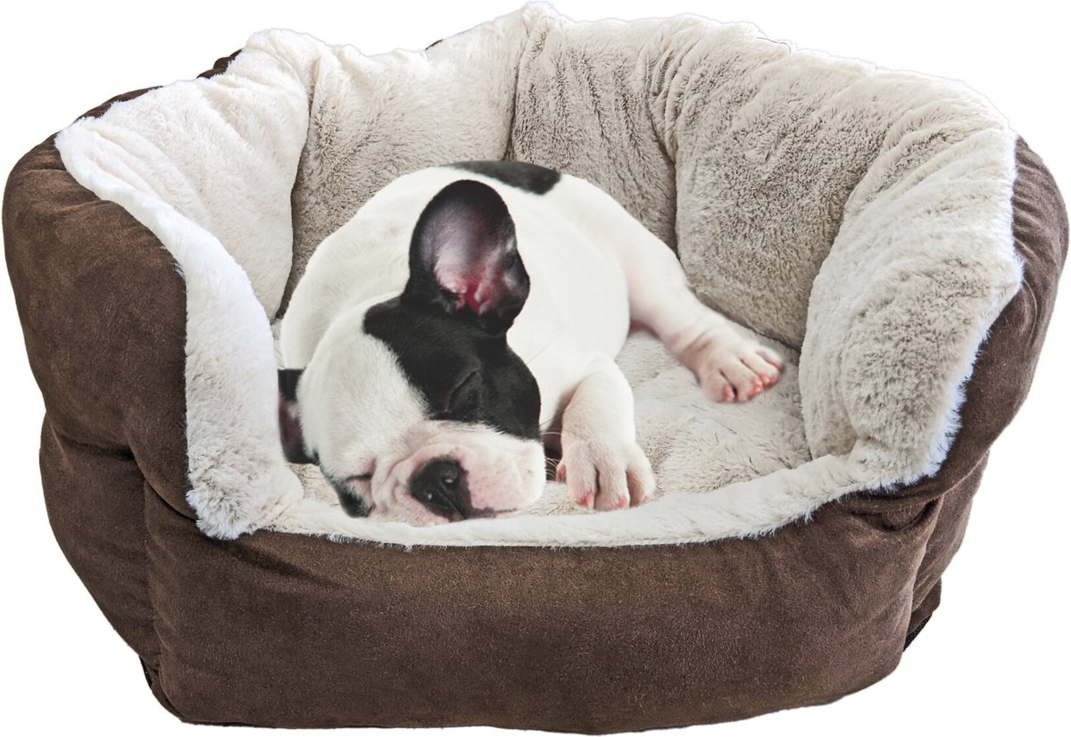 Ethical Pet Sleep Zone Reversible Cushion Cuddler Bolster Cat & Dog Bed