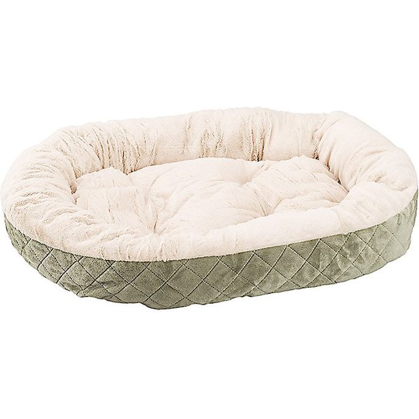 Sam's Pets Missy Medium Gray Round Dog Bed