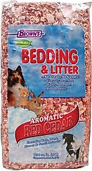 Brown's Natural Aromatic Red Cedar Pet Bedding & Litter, 20-L bag