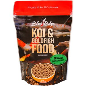 Blue Ridge Koi & Goldfish Large Pellet Growth Formula Koi & Goldfish Food, 2-lb bag