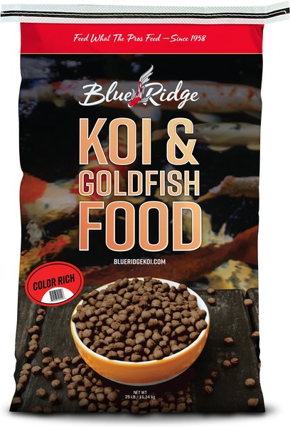Blue Ridge Koi & Goldfish Color Rich Formula Koi & Goldfish Food, 25-lb bag slide 1 of 2