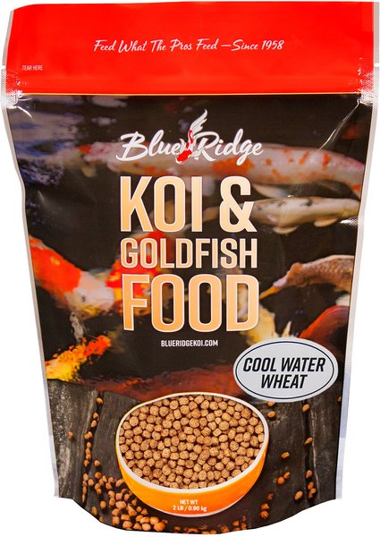 Blue Ridge Koi & Goldfish Cool Water Wheat Formula Koi & Goldfish Food, 2-lb bag slide 1 of 2