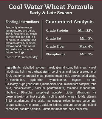 Show full view: Blue Ridge Koi & Goldfish Cool Water Wheat Formula Koi & Goldfish Food, 14-lb bucket slide 2 of 3