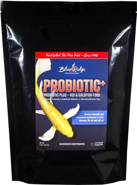 Blue Ridge Koi & Goldfish Probiotic Plus Formula Koi & Goldfish Food, 5-lb bag slide 1 of 3