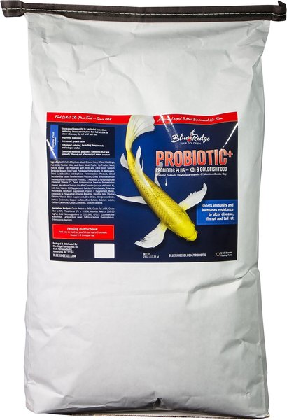 Blue Ridge Koi & Goldfish Probiotic Plus Formula Koi & Goldfish Food, 25-lb bag slide 1 of 2