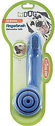 Triple Pet EZ Fingerbrush Dog Toothbrush, Blue