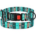 CollarDirect Tribal Aztec Nylon Dog Collar, Pattern 1, Small: 10 to 13-in neck, 5/8-in wide