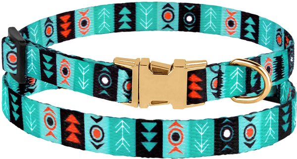 CollarDirect Tribal Aztec Nylon Dog Collar, Pattern 1, X-Small: 7 to 10-in neck, 2/5-in wide slide 1 of 6