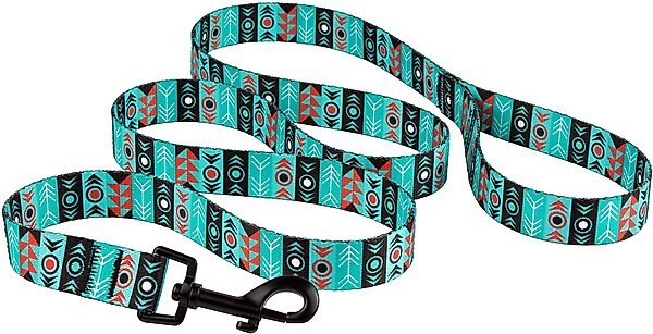 CollarDirect Tribal Aztec Nylon Dog Leash, Pattern 1, Large: 5-ft long, 1-in wide slide 1 of 5