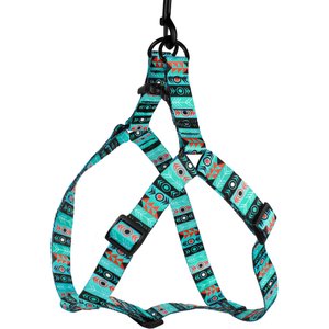 CollarDirect Tribal Aztec Nylon Step In Back Clip Dog Harness, Pattern 1, Small: 16 to 21-in chest