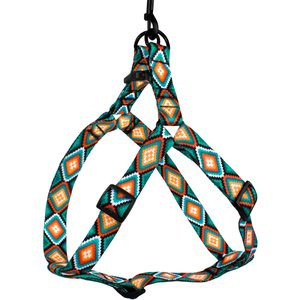 CollarDirect Tribal Aztec Nylon Step In Back Clip Dog Harness, Pattern 3, Large: 23 to 28-in chest