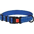 CollarDirect Adjustable Reflective Nylon Dog Collar, Blue, X-Small