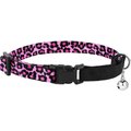 CollarDirect Leopard Breakaway Buckle Cat Collar, Pink