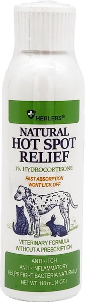 Healers Hot Spot Relief Hydrocortisone Dog & Cat Ointment, 4-oz bottle slide 1 of 2