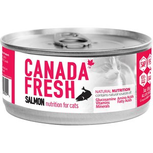 Canada Fresh Salmon Canned Cat Food, 3-oz, case of 24