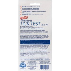 Cutter Lyme Disease Tick Test Pet Kit