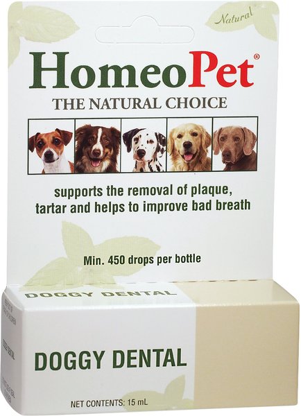 HomeoPet Doggy Dental Dog Supplement, 15mL bottle slide 1 of 1
