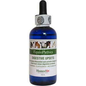 HomeoVet EquioPathics Digestive Upsets Liquid Farm Animal & Horse Supplement, 120-mL bottle