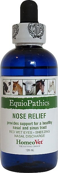 HomeoVet EquioPathics Nose Relief Liquid Farm Animal & Horse Supplement, 120-mL bottle slide 1 of 1