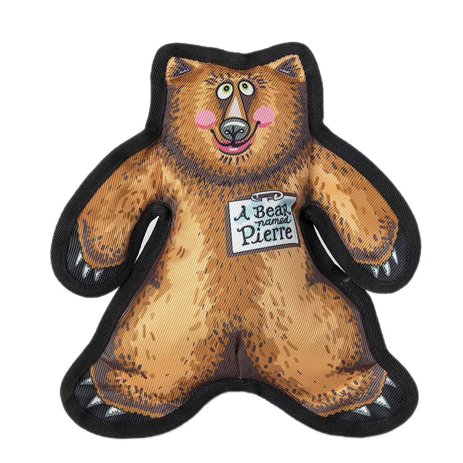 Fuzzu Wild Woodies - A Bear Named Pierre Dog Toy Fuzzu Wild Woodies - A Bear Named Pierre Dog Toy