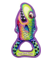 FUZZU Grab Nabbers Fish Tank Hank Squeaker Dog Toy