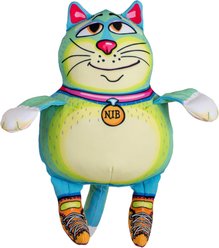 FUZZU That Sneaky Cat! NIB Squeaker Dog Toy, Large