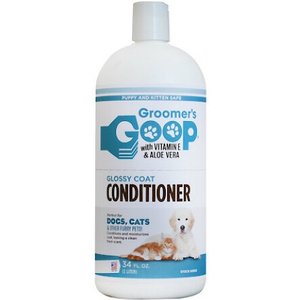 Groomer's Goop Glossy Coat Dog & Cat Conditioner, 34-oz bottle
