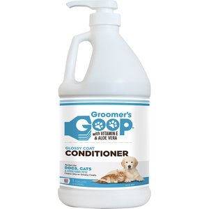 Groomer's Goop Glossy Coat Dog & Cat Conditioner, 1-gal bottle