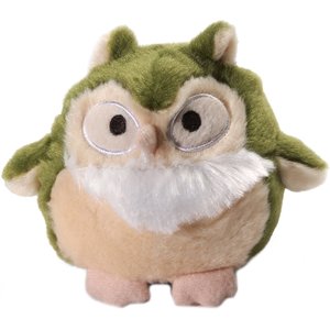 Charming Pet Howling Hoots Squeaky Plush Dog Toy, Green