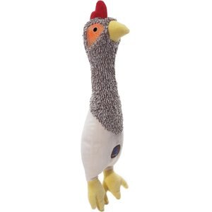 Charming Pet Headbangerz Chicken Squeaky Plush Dog Toy