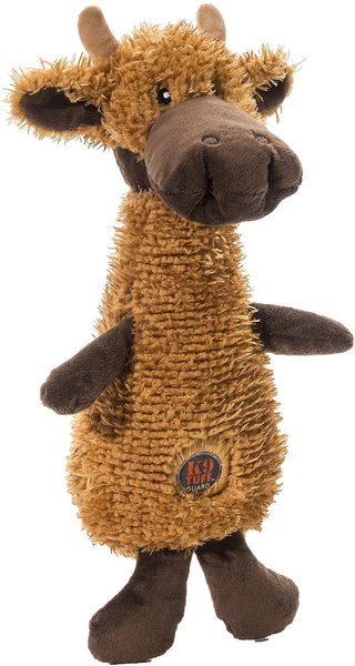 Charming Pet Scruffles Moose Squeaky Plush Dog Toy, Small slide 1 of 2