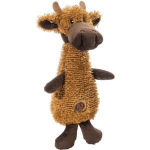 Charming Pet Scruffles Moose Squeaky Plush Dog Toy, Small
