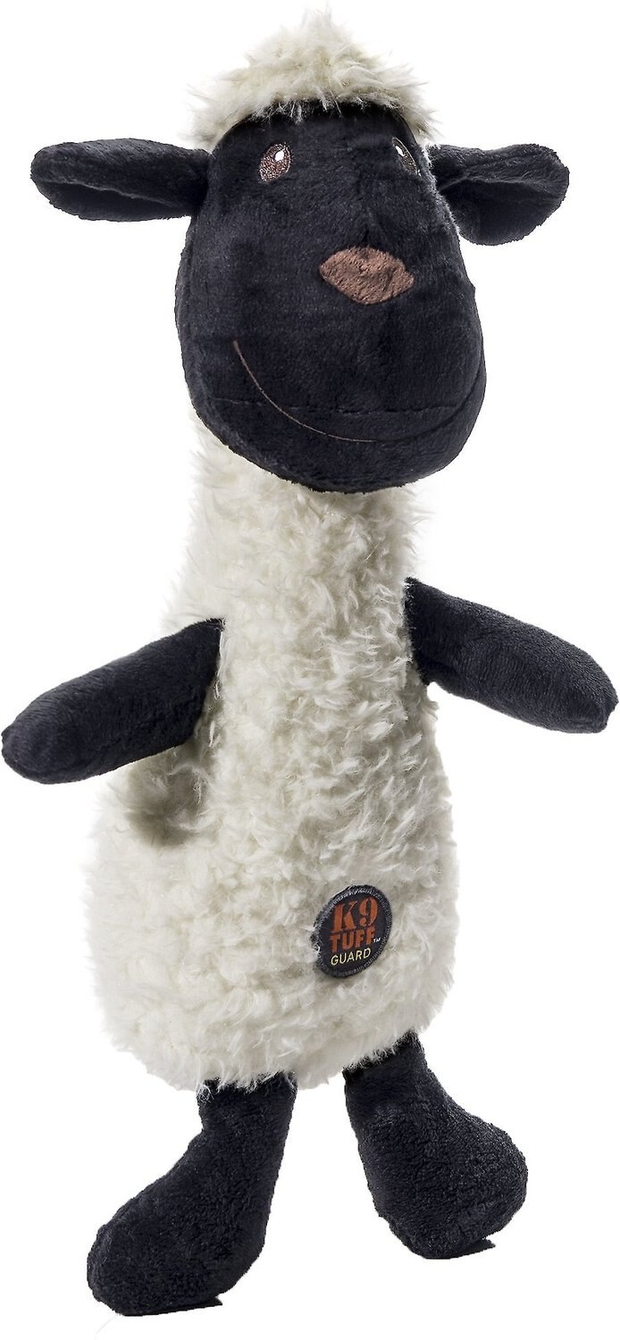 CHARMING PET Scruffles Lamb Squeaky Plush Dog Toy, Large
