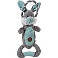 Charming Pet Scrunch Bunch Bunny Squeaky Plush Dog Toy