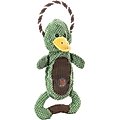 Charming Pet Scrunch Bunch Duck Squeaky Plush Dog Toy