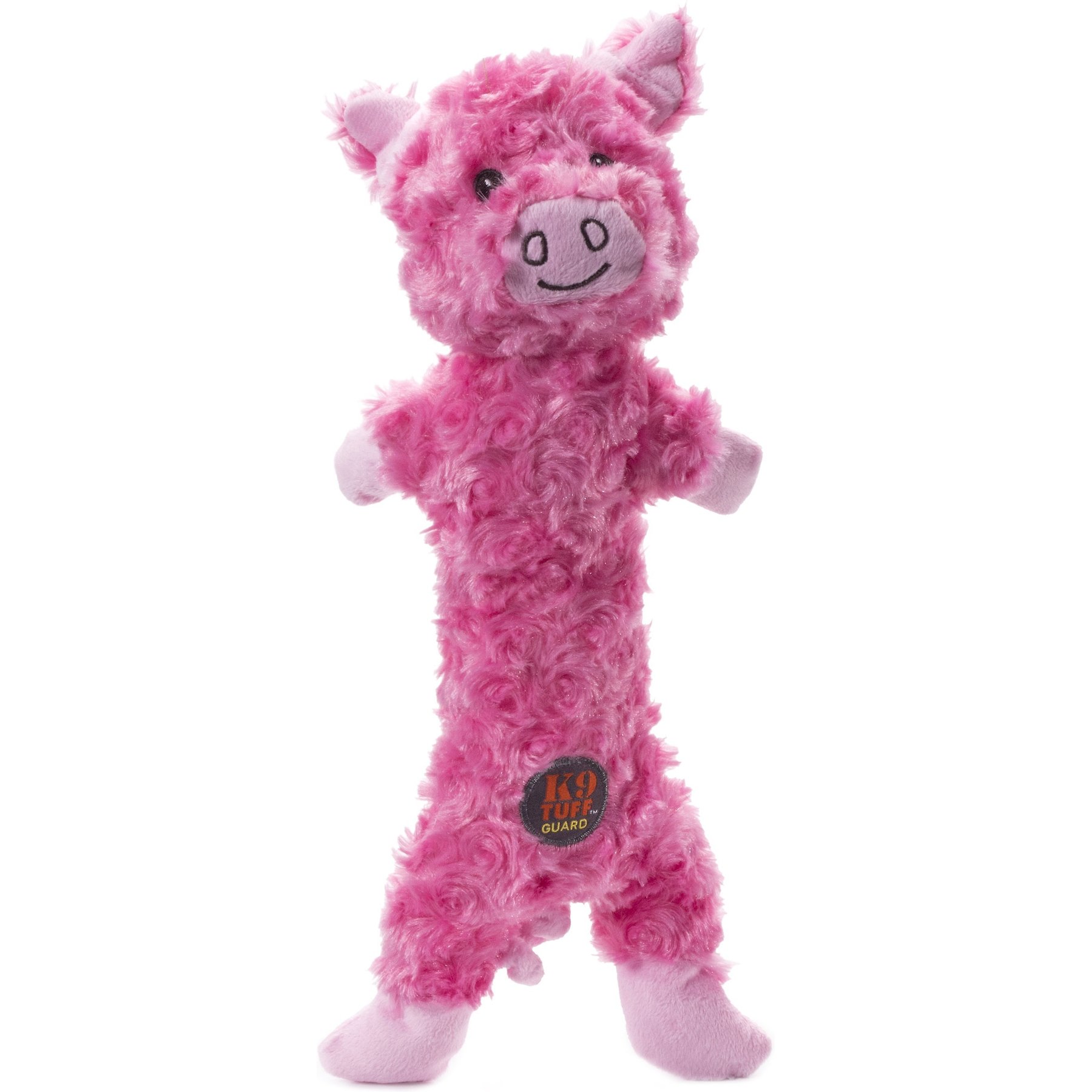 Charming Pet Scruffles Pig Squeaky Plush Dog Toy