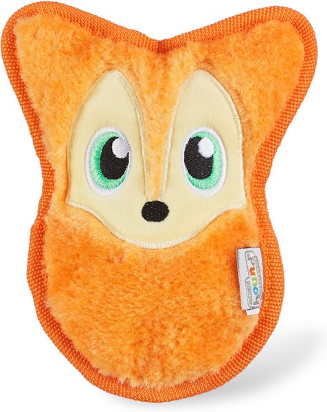 Outward Hound Invincibles Squeaky Stuffing-Free Plush Dog Toy, Fox slide 1 of 10